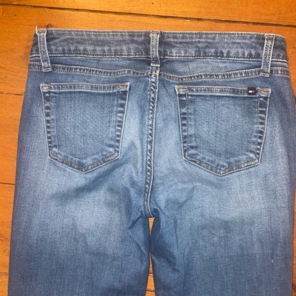 Tommy Hilfiger Blue Denim Straight Leg Jeans 4 Short - Picture 11 of 13